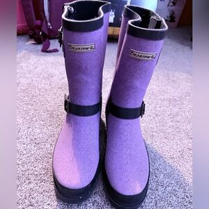 BearPaw Women's Lavender Rain Boots